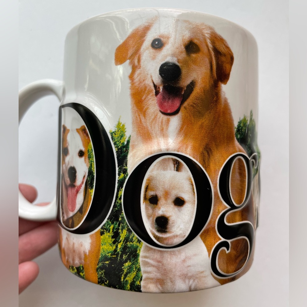 Dogs Rule large coffee mug.